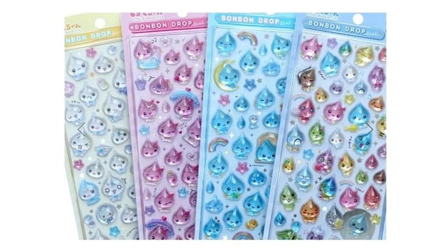 ボンボンドロップシールしずくちゃん