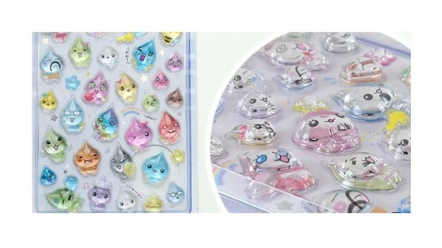 ボンボンドロップシールしずくちゃん